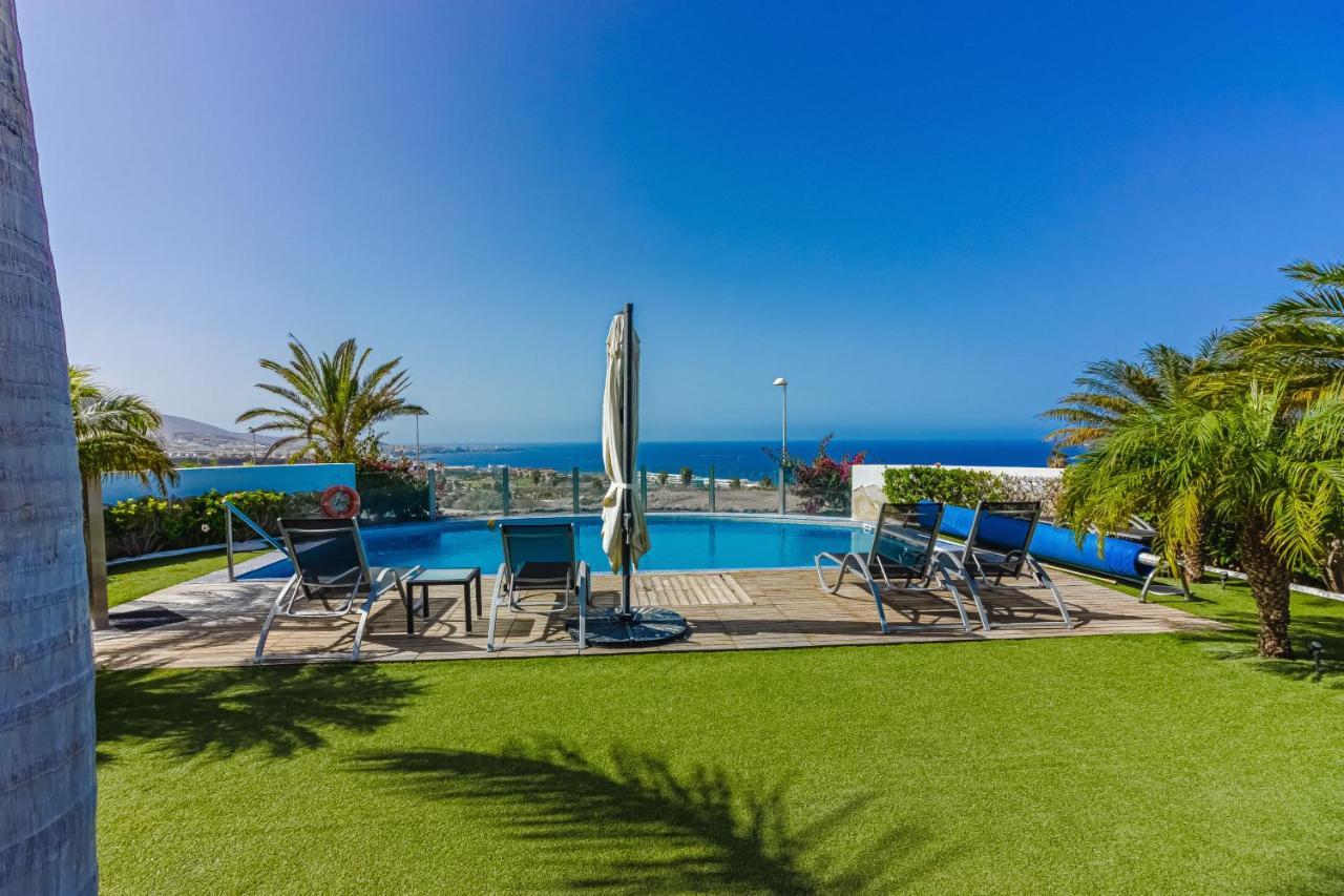 Villa Eleonora, Luxury Villa With Heated Pool Ocean View In Adeje, Tenerife Costa Adeje  Exterior foto