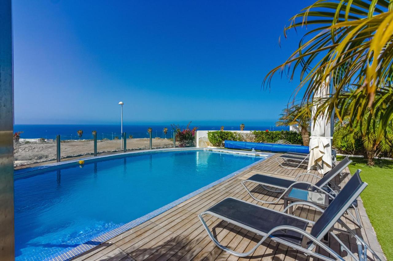 Villa Eleonora, Luxury Villa With Heated Pool Ocean View In Adeje, Tenerife Costa Adeje  Exterior foto